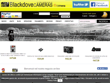 Tablet Screenshot of blackdove-cameras.it